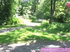 Hardcore Fick Outdoor für rothaariges Teenluder